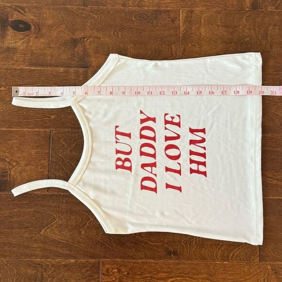 But Daddy I Love Him TTPD Tortured Poets Department Taylor Swift Tank Top Small - Picture 8 of 8
